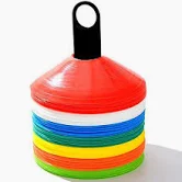 أطباق التدريب المرنة (Disc Cones) مع الحامل المعدني