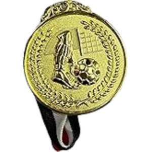 ميدالية الحذاء والهدف الذهبية Football Medal