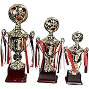 مجموعة كؤوس الأبطال الصغار Mini Golden Trophies Set