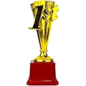 جائزة المركز الأول الرقمية 1st Place Trophy