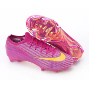 حذاء نايكي إير زوم ميركوريال سوبرفاي أبيض ووردي فسفوري