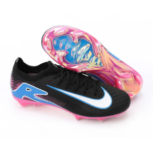 حذاء نايكي إير زوم ميركوريال أسود وأزرق بلمعة قوس قزح